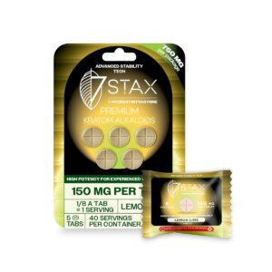 7 Stax 7-Hydroxymitragynine Lemon Lime Chewable 150mg Tablet