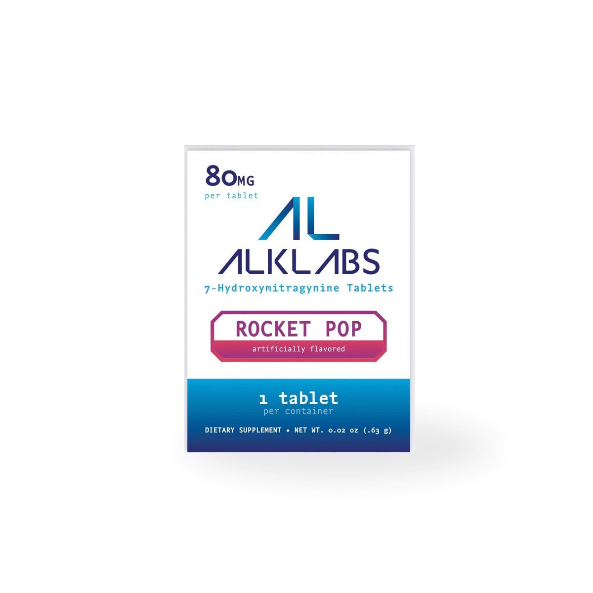 AlkLabs 7- Hydroxymitragynine Rocket Pop 80mg Tablet