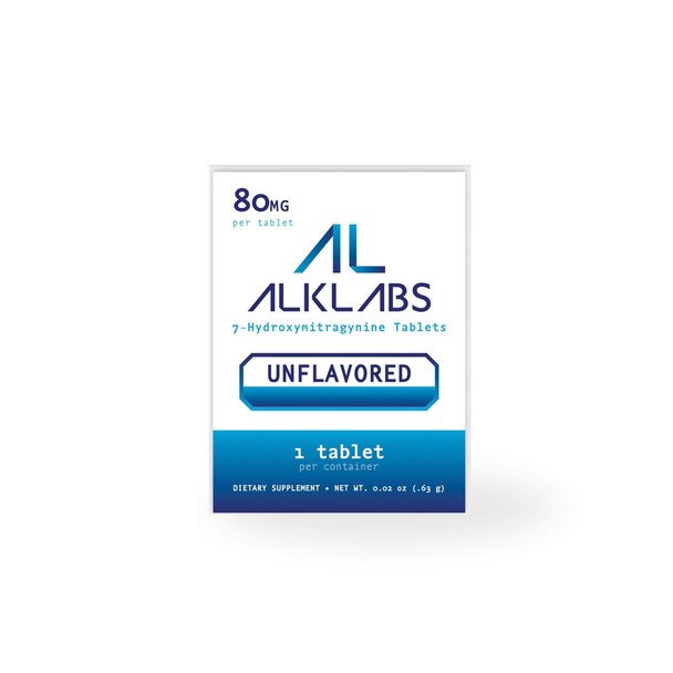 AlkLabs 7- Hydroxymitragynine Unflavored 80mg Tablet