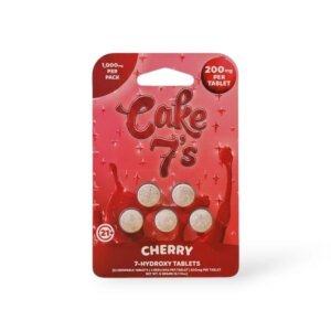 Cake 7's 7-Hydroxy Chewable Tablets Cherry 200mg