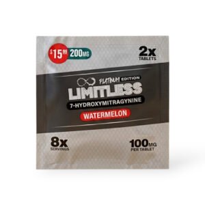 Limitless Platinum 7-Hydroxymitragynine Watermelon Tablets 100mg