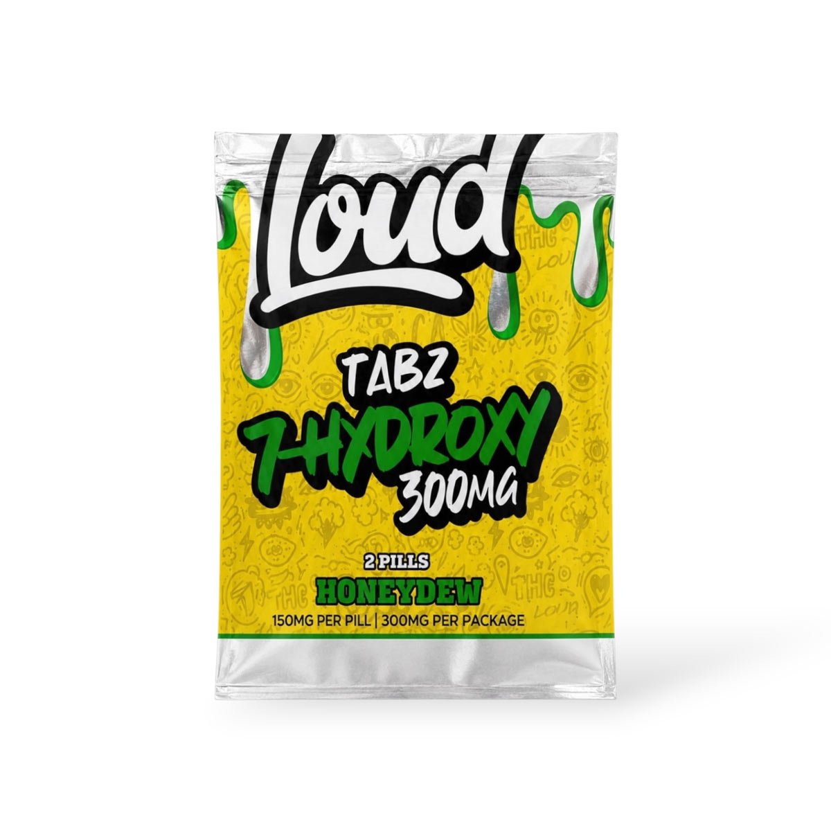 Loud Tabz 7-Hydroxy Chewable Tablets HoneyDew 150mg