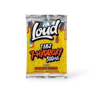 Loud Tabz 7-Hydroxy Chewable Tablets Orange Crush 150mg
