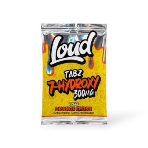 Loud Tabz 7-Hydroxy Chewable Tablets Orange Crush 150mg