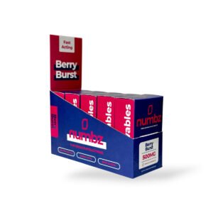 numbz 7-OH + Minor Alkaloids Chewable Tablets Berry Burst 50mg Per Tablet
