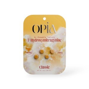 Opia 20mg 7-Hydroxymitragynine Classic Chewable Tablets 4ct