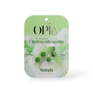 Opia 20mg 7-Hydroxymitragynine Mintopia Chewable Tablets 4ct