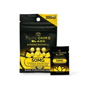 Pure Ohms Black Highly Potent 7-Hydroxymitragynine Tablet 50mg