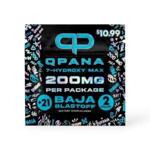 QPana 7- Hydroxy Max Chewable Tablets Baja Blastoff 100mg