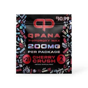 QPana 7- Hydroxy Max Chewable Tablets Cherry Crush 100mg
