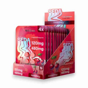 Seda 7-hydroxymitragynine Chewable Tablet Cosmic Cherry 120mg Per Tablet