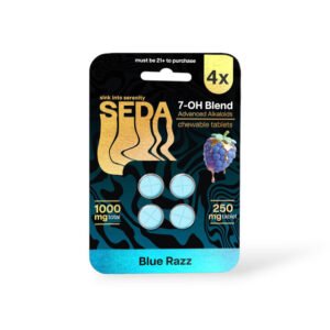 Seda 7-OH Blend Blue Razz 250mg Chewable Tablet