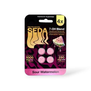 Seda 7-OH Blend Sour Watermelon 250mg Chewable Tablet
