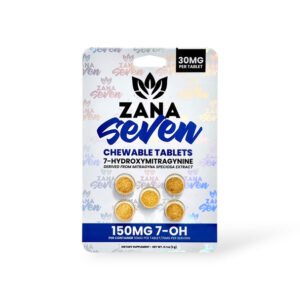 Zana Seven 7- Hydroxymitragynine Chewable Tablets 30mg