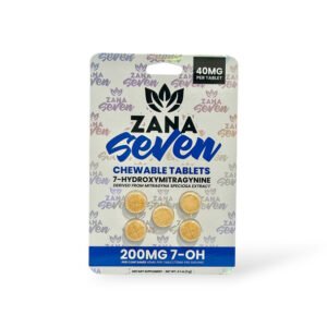 Zana Seven 7- Hydroxymitragynine Chewable Tablets 40mg